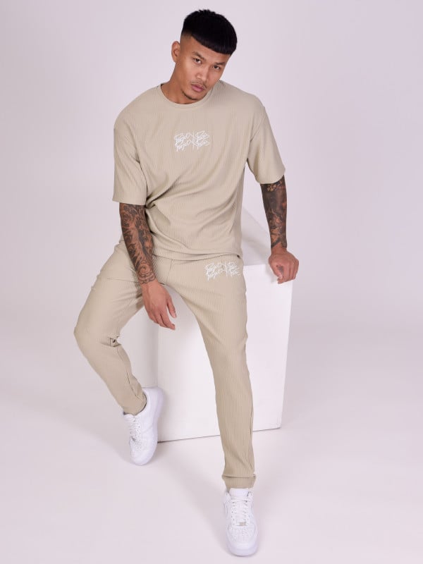 project x paris Pantalon en matière texturé