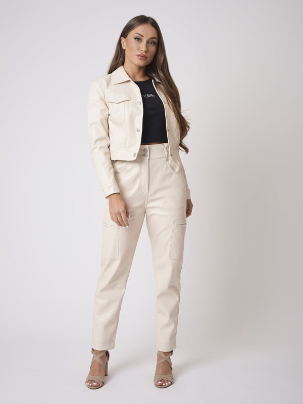 Project X Paris Pantalon En Simili Cuir