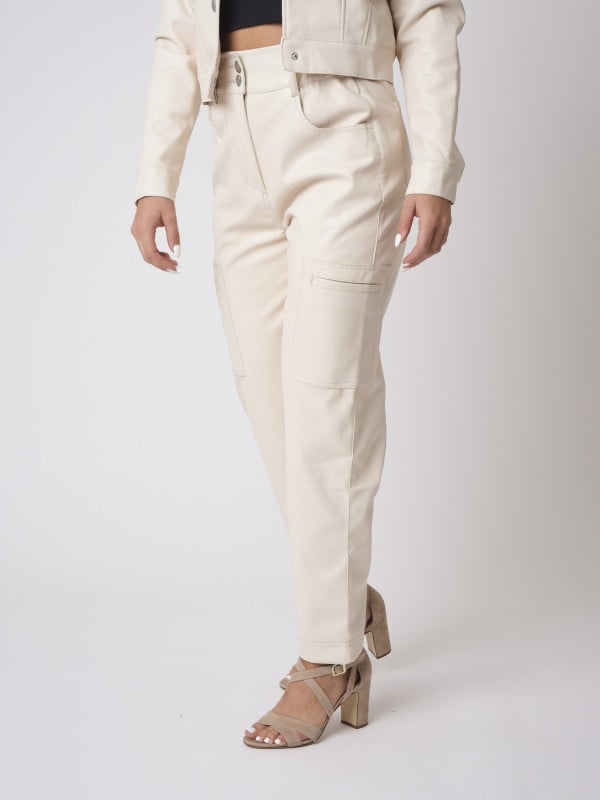 Project X Paris Pantalon En Simili Cuir