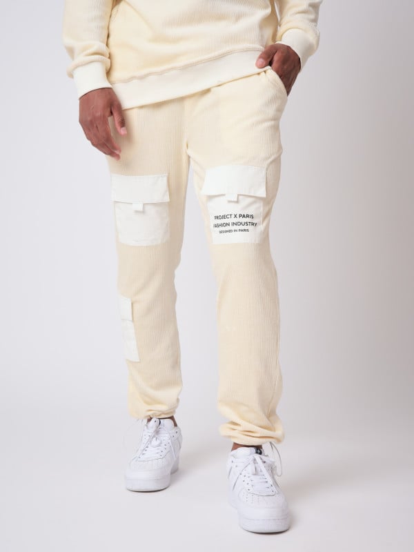 project x paris Pantalon en velours cotelé