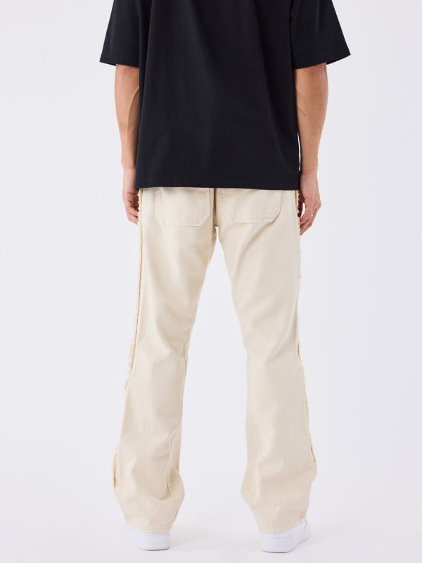 Project X Paris Pantalon évasé A Détails Frange