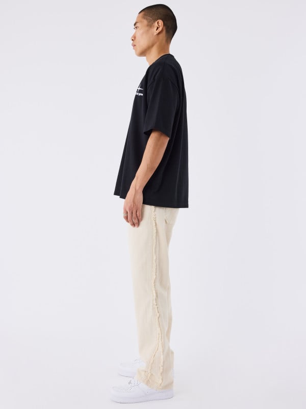 Project X Paris Pantalon évasé A Détails Frange