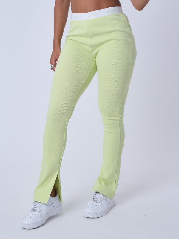 Project X Paris Pantalon Flare Ourlet Fendu