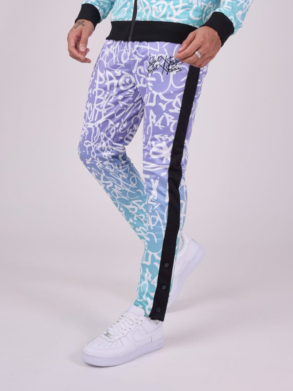 project x paris Pantalon graffiti dégradé