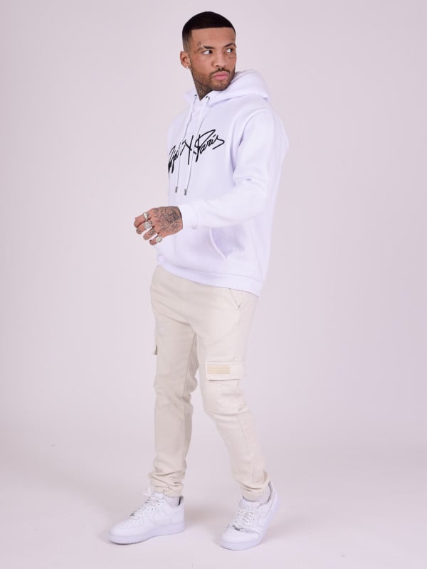 Project X Paris Pantalon Style Cargo Logo Miroir