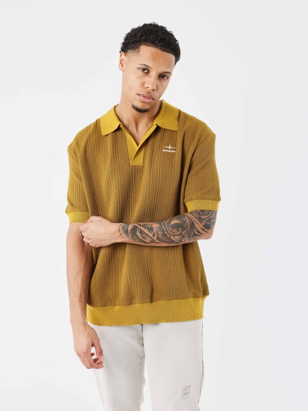 project x paris Polo Preppy texturé