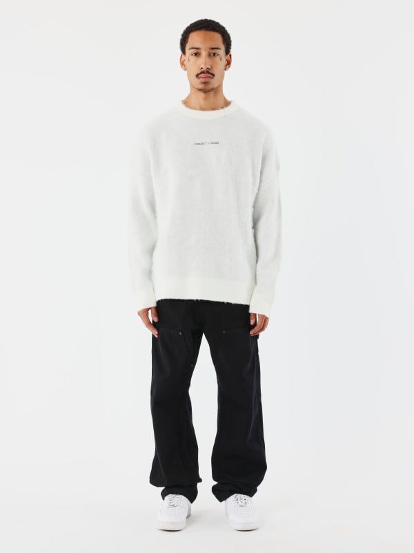 Project X Paris Pull Effet Mohaire Y2K