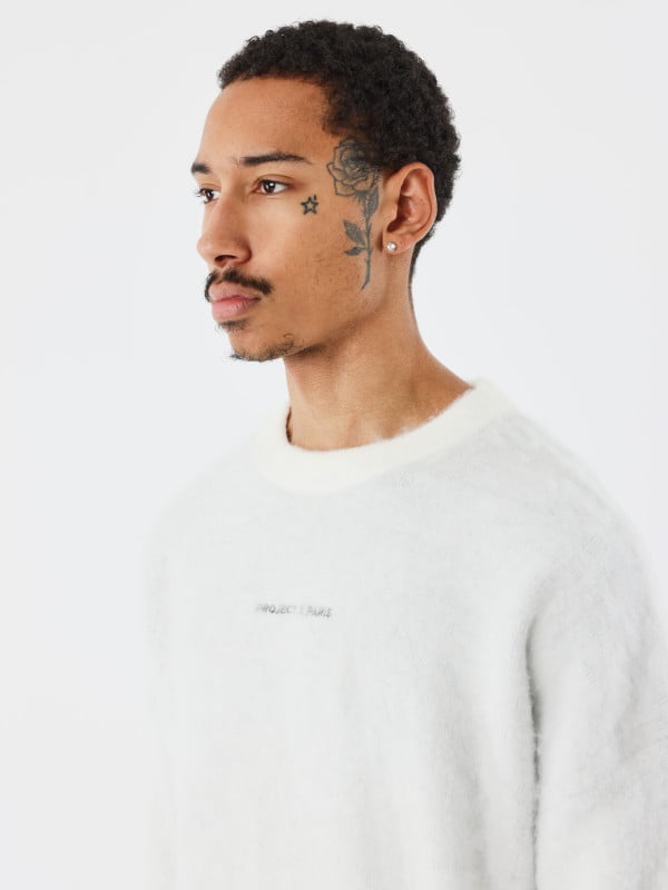 Project X Paris Pull Effet Mohaire Y2K