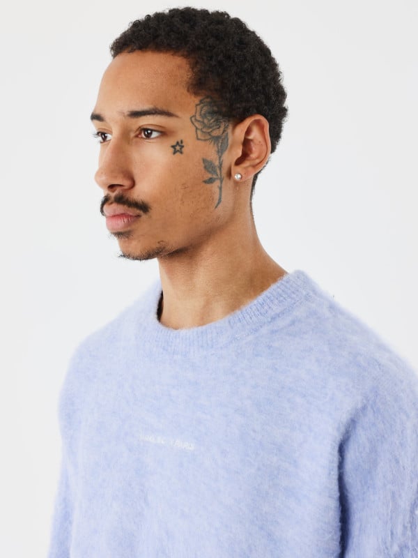 Project X Paris Pull Effet Mohaire Y2K