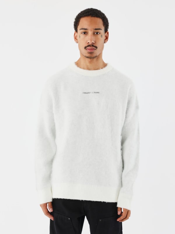 project x paris Pull effet mohaire Y2K