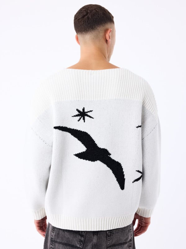 Project X Paris Pull Oversize Seagull And Stars