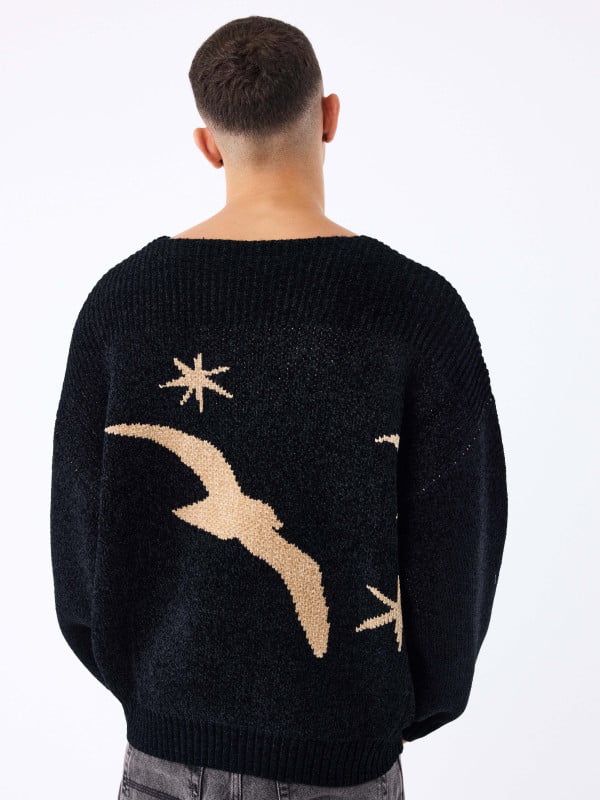 Project X Paris Pull Oversize Seagull And Stars