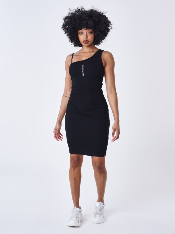 Project X Paris Robe Asymétrique A Bretelles