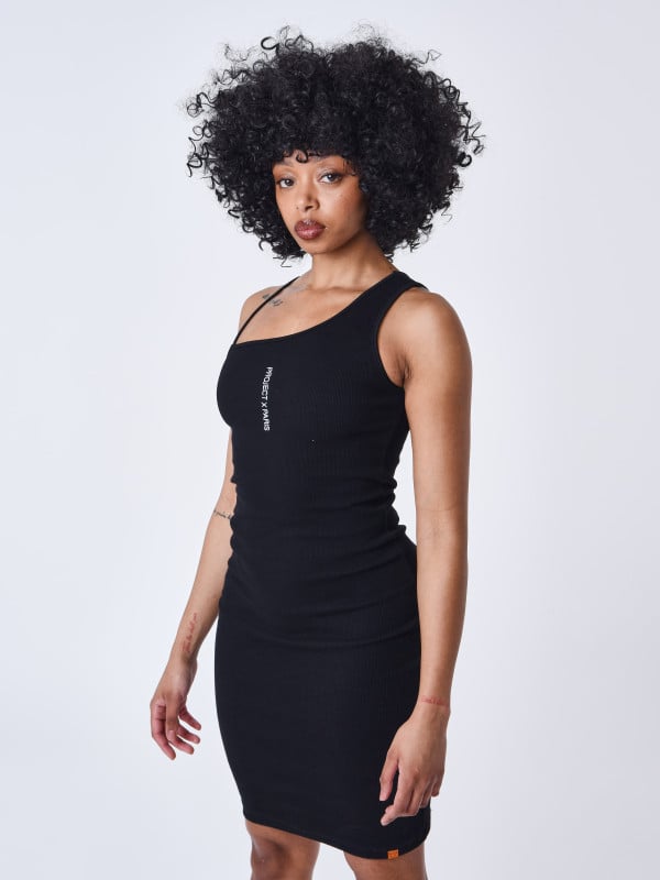 Project X Paris Robe Asymétrique A Bretelles