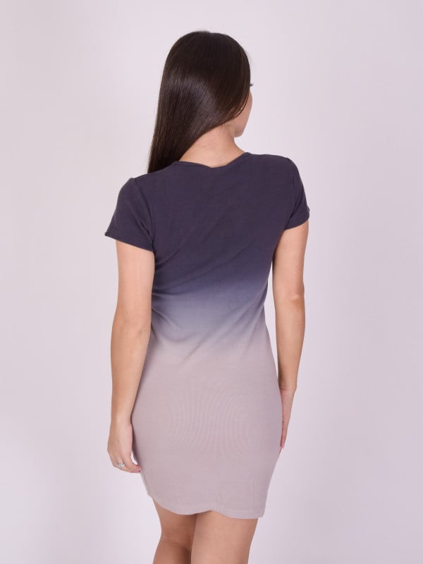 Project X Paris Robe Basic Dégradée Triple Logo