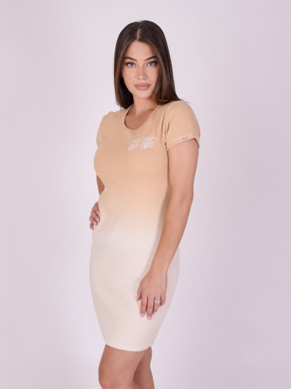 Project X Paris Robe Basic Dégradée Triple Logo