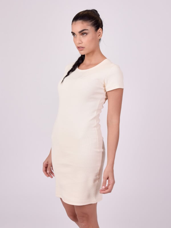 Project X Paris Robe Côtelée Manche Courte