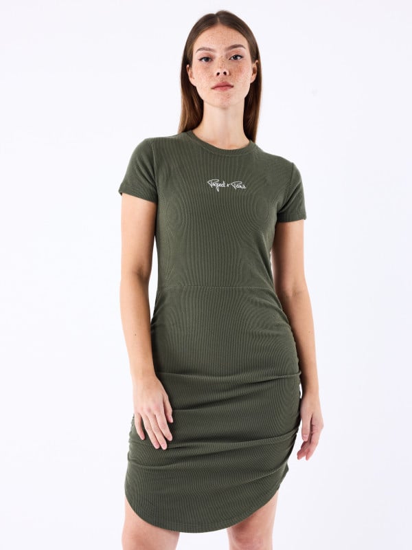 project x paris Robe côtelée Signature