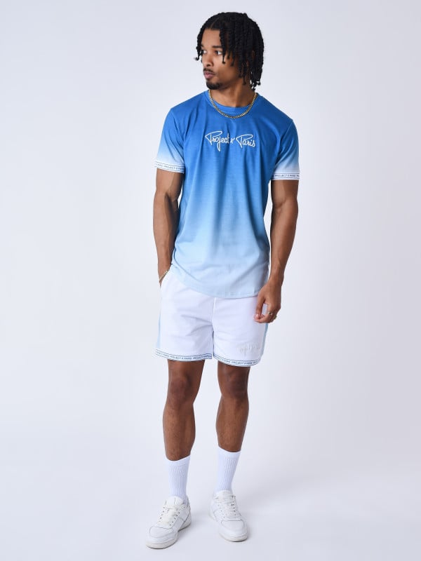 project x paris Short à bande effet dégradé