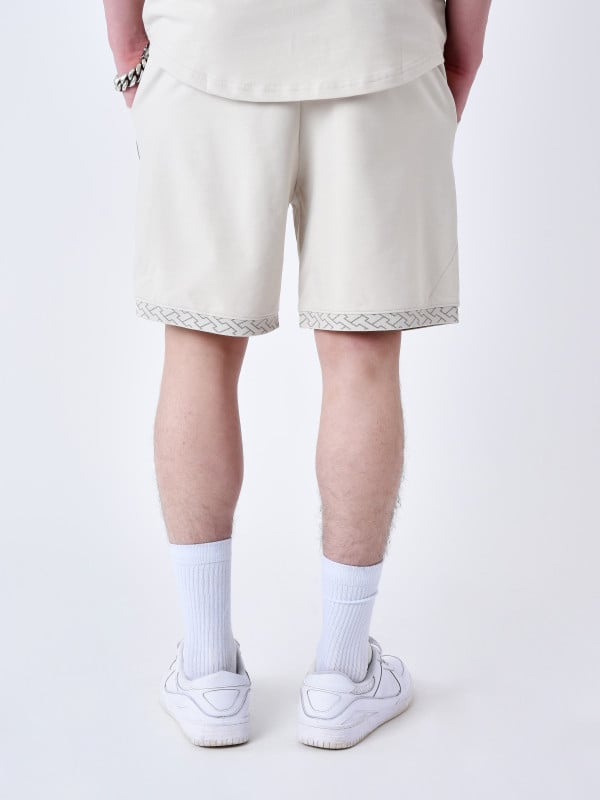 Project X Paris Short à Détails Tissé Labyrinthe