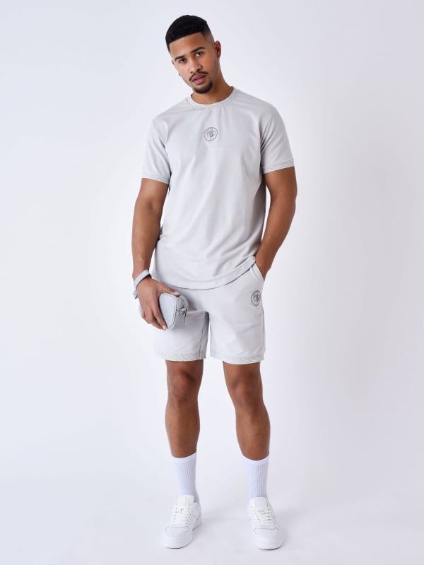 project x paris Short à détails tissé labyrinthe