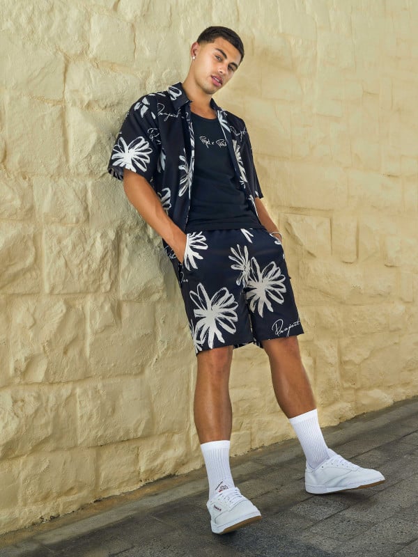 Project X Paris Short All Over Esquisse Fleurie