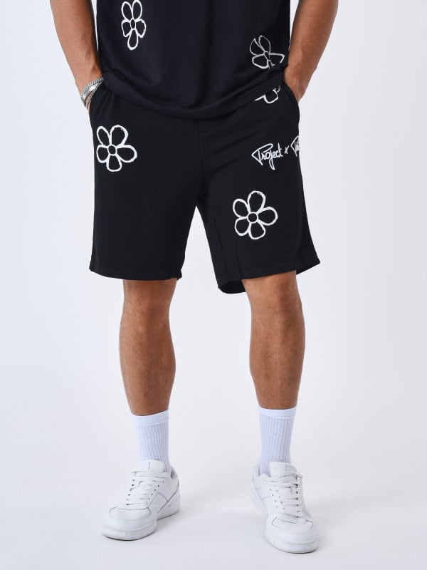 Project X Paris Short All Over Esquisse Fleurie