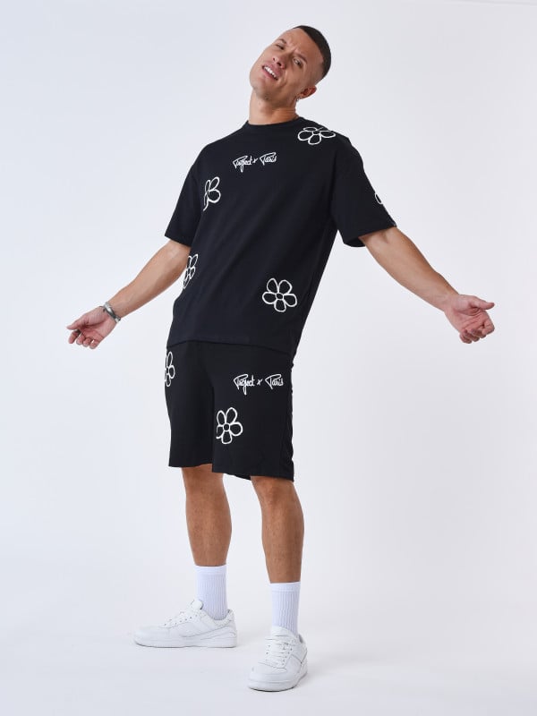 project x paris Short all over esquisse fleurie