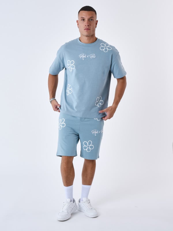 Project X Paris Short All Over Esquisse Fleurie