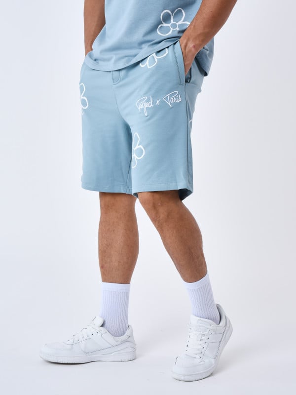 Project X Paris Short All Over Esquisse Fleurie