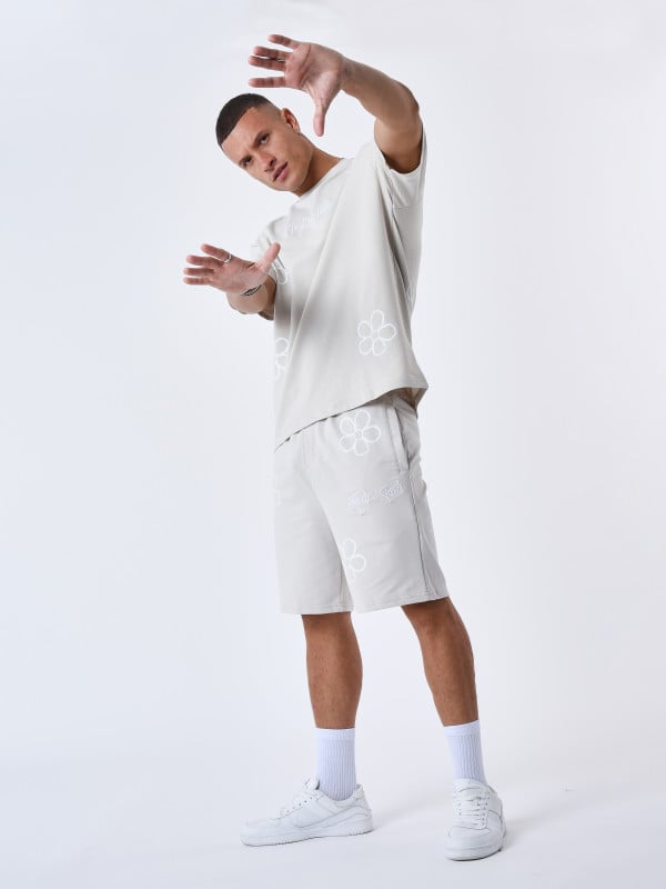 project x paris Short all over esquisse fleurie