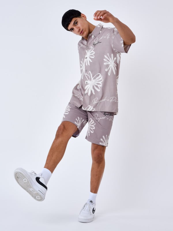 project x paris Short all over esquisse fleurie