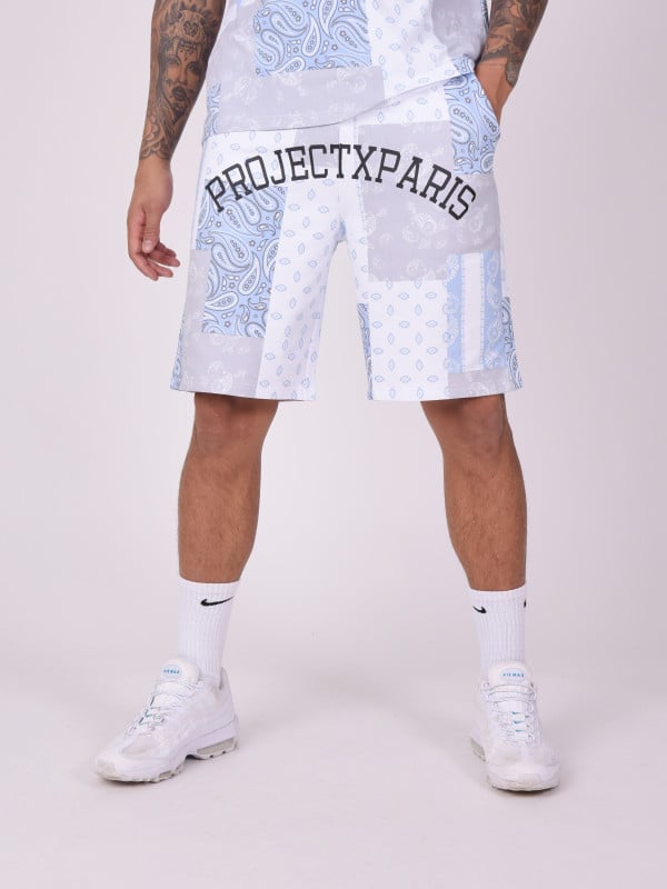 Project X Paris Short Avec Motif "bandana"