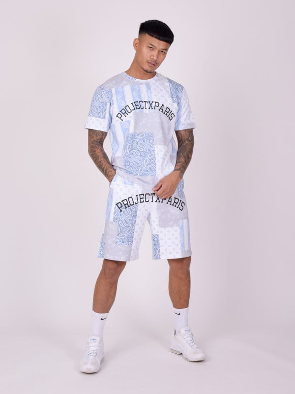 Project X Paris Short Avec Motif "bandana"