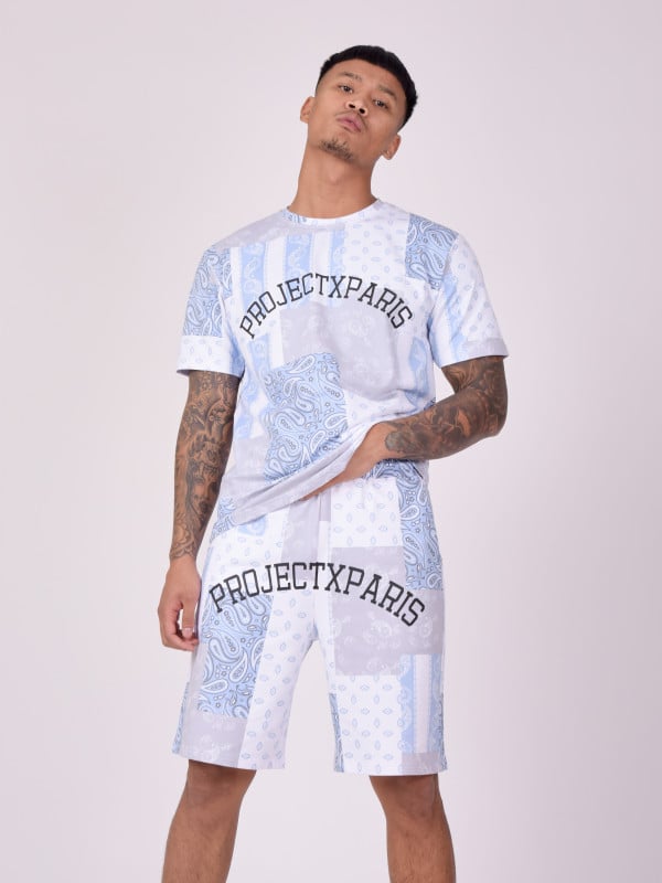 project x paris Short avec motif "bandana"