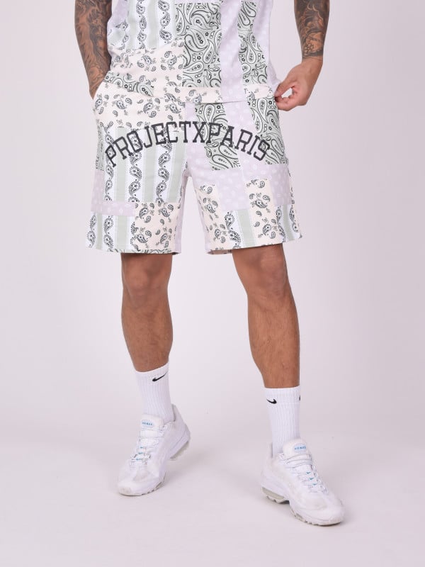 project x paris Short avec motif "bandana"