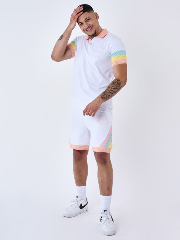 Project X Paris Short Bande Colorée