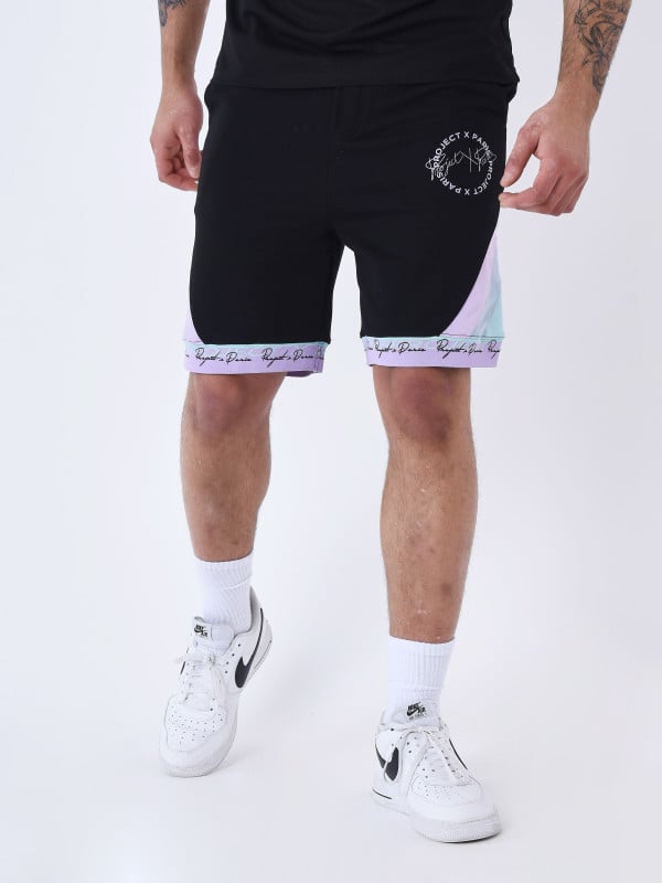 Project X Paris Short Bande Colorée
