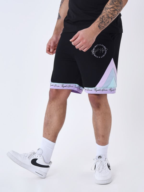 Project X Paris Short Bande Colorée