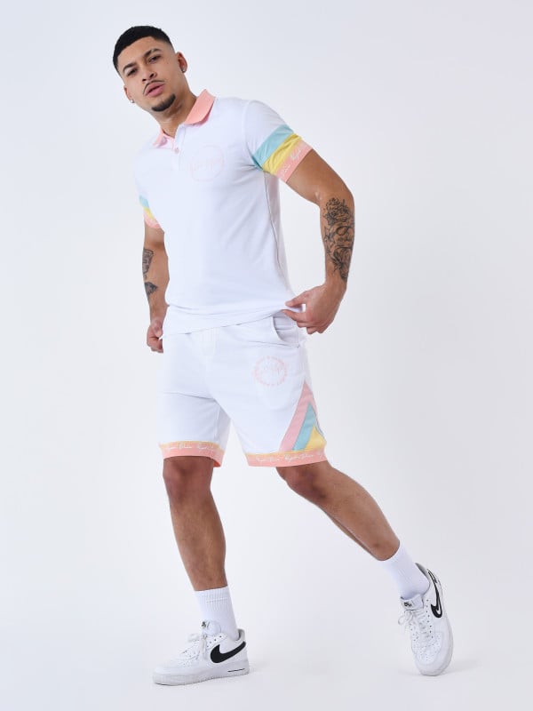 project x paris Short Bande colorée