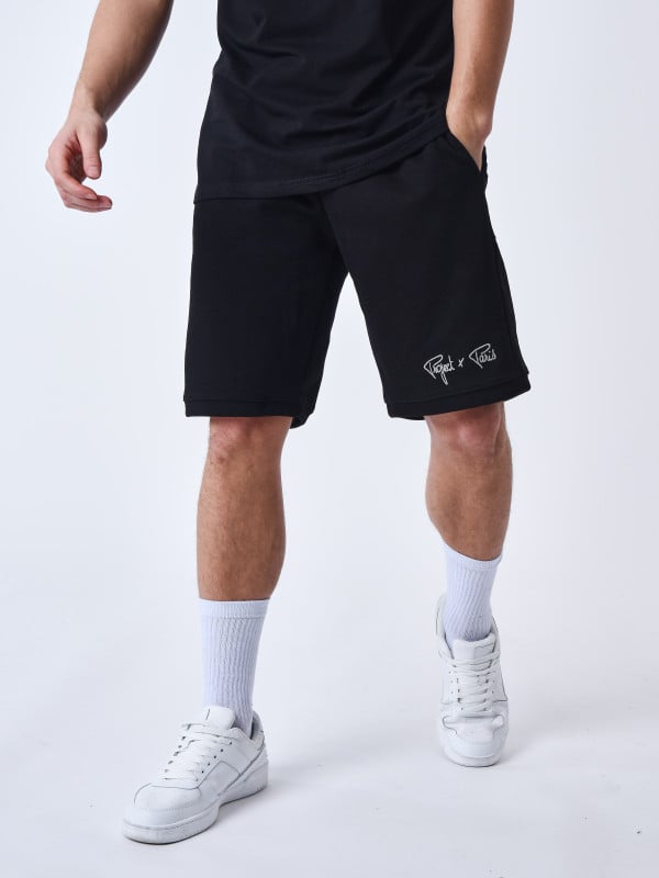 Project X Paris Short Bande Logo Brodé