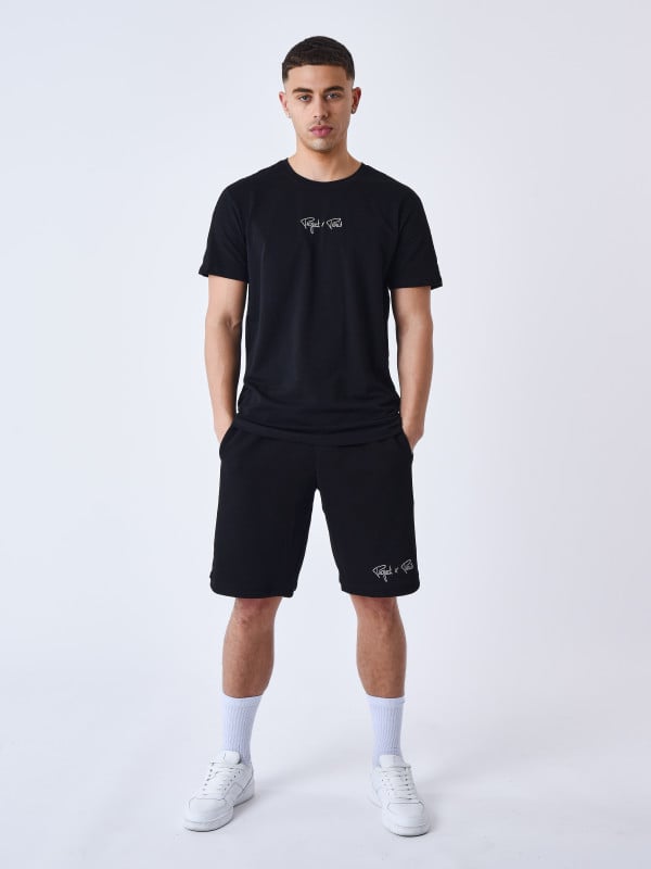 Project X Paris Short Bande Logo Brodé