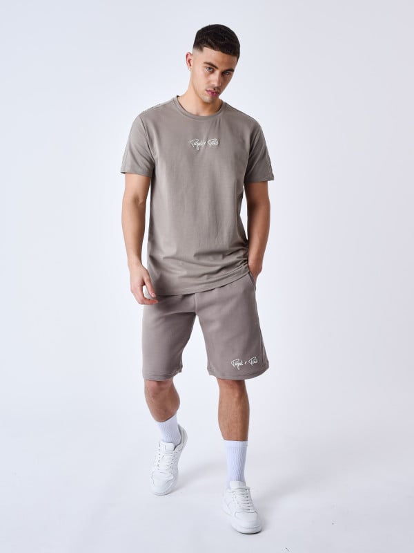 Project X Paris Short Bande Logo Brodé