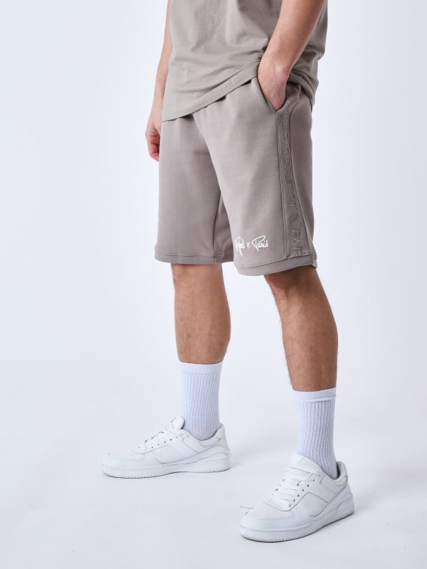 Project X Paris Short Bande Logo Brodé