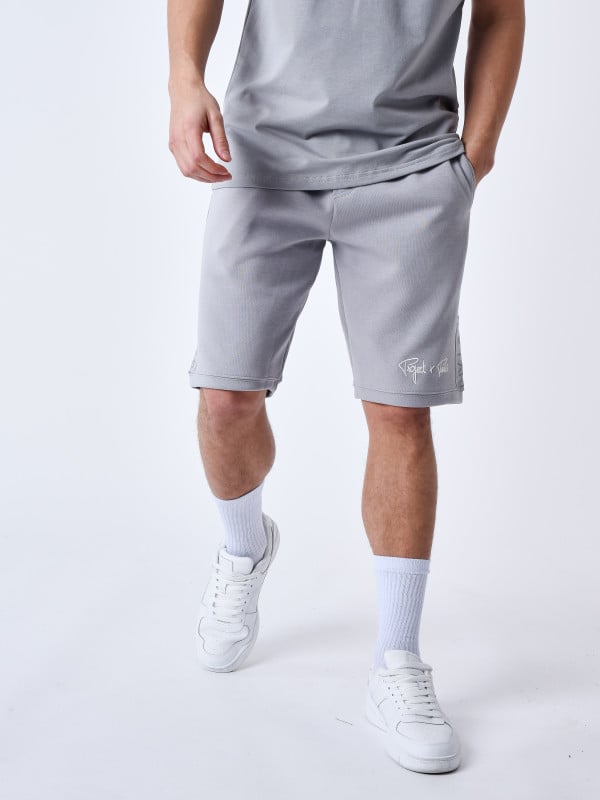 Project X Paris Short Bande Logo Brodé