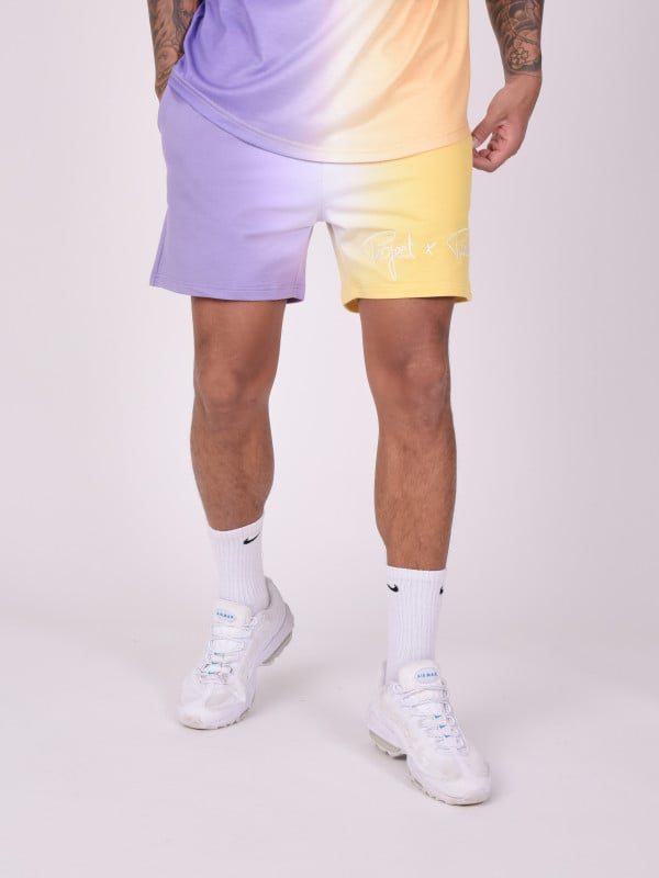 project x paris Short bicolore dégradé