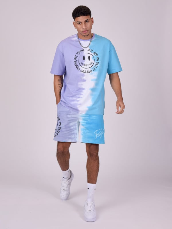 Project X Paris Short Bicolore Dégradé Smiley