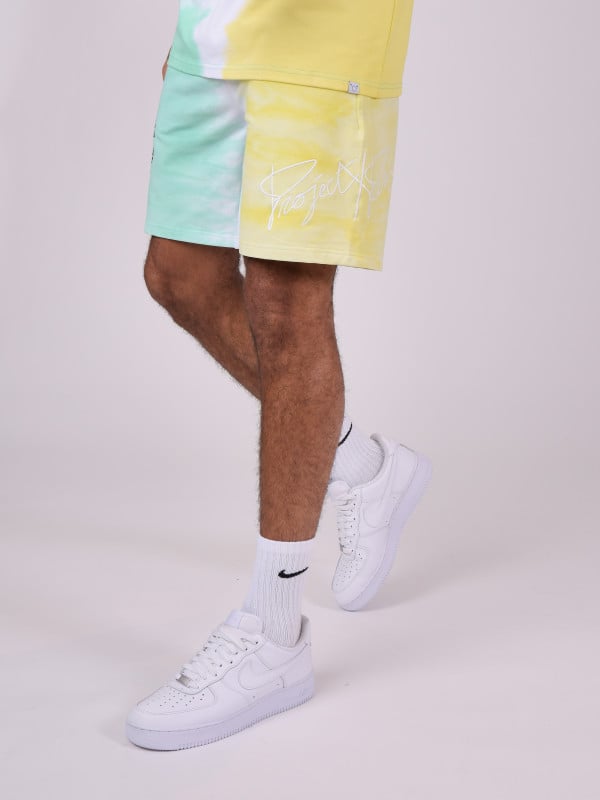 Project X Paris Short Bicolore Dégradé Smiley