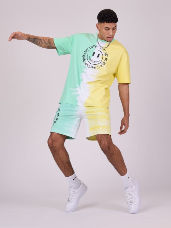 project x paris Short bicolore dégradé smiley