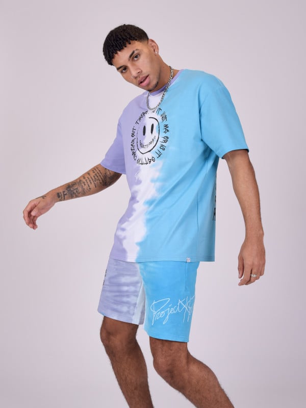 project x paris Short bicolore dégradé smiley